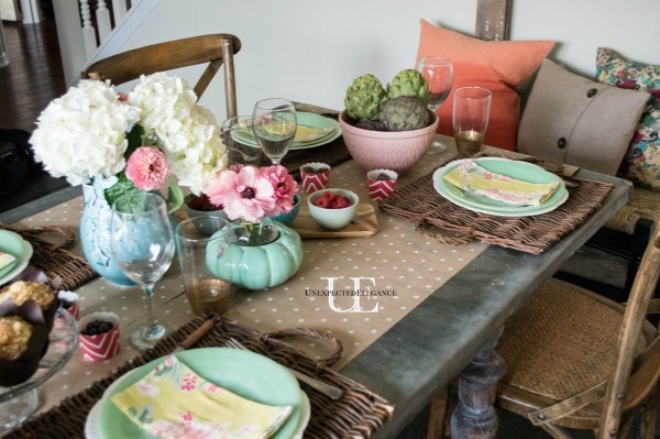 Spring Dining Room Tablescape-1-3