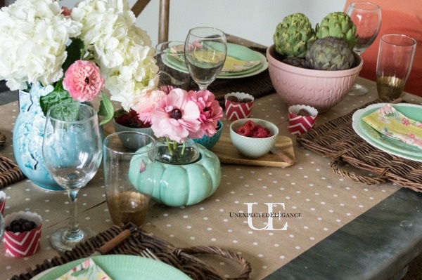 Spring Dining Room Tablescape-1-4