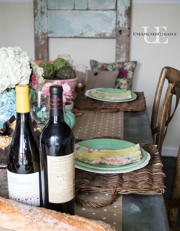 Spring Dining Room Tablescape-1-7