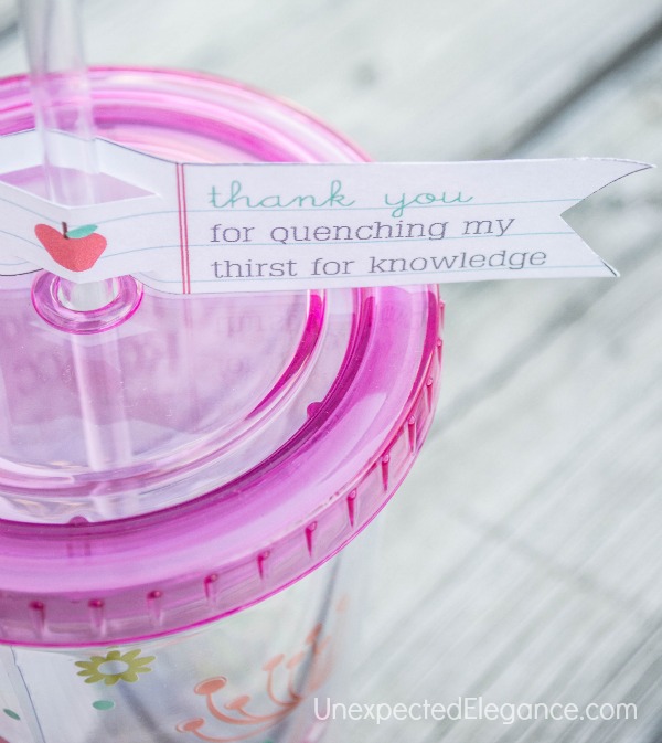 5 Last Minute Teacher Appreciation Gifts.  One for each day of the week!