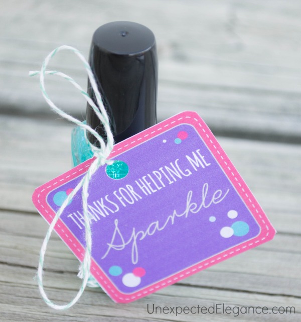 5 Last Minute Teacher Appreciation Gifts.  One for each day of the week!