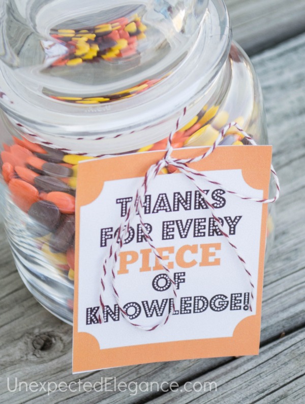 5 Last Minute Teacher Appreciation Gifts.  One for each day of the week!