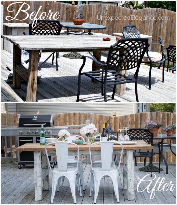 DIY Outdoor Table