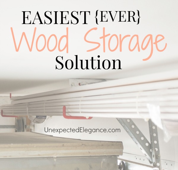 EASIEST EVER Wood Storage