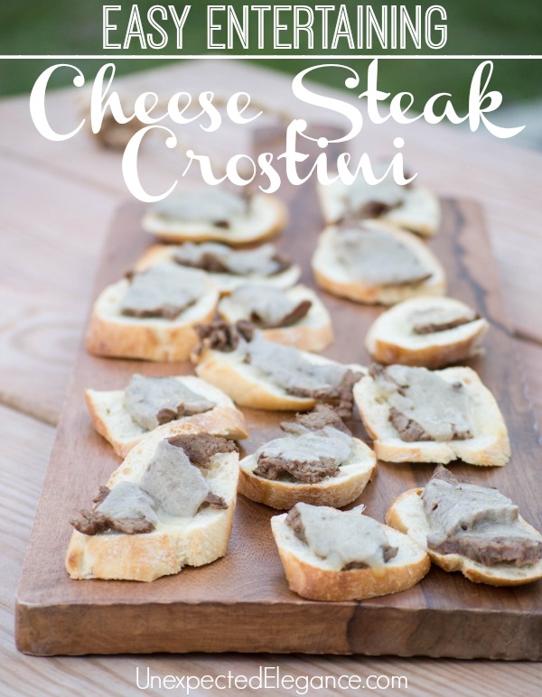 EASY Entertaining with Sam's Club | Cheese Steak Crostini