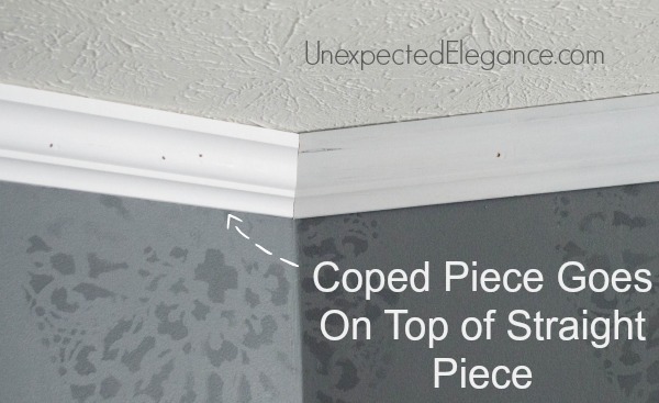 Have you always wanted to add crown molding to a space but are paralyzed by fear of not doing it right? Get some awesome Tips for Hanging Crown Molding Like a Pro....from a NON-PRO!