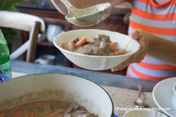 As the weather is getting cooler, are you looking forward to comfort food? You have to try this recipe for Apple Cider Beef Stew. It's absolutely delicious!!