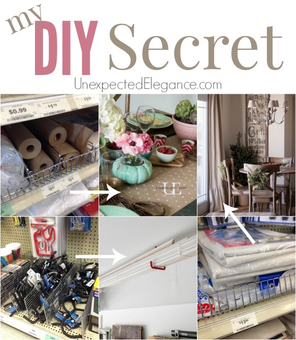 If you LOVE to DIY, then chances are you like to save $$??  I'm sharing one of my best kept  DIY Secrets!! See how I save money on craft and DIY supplies!