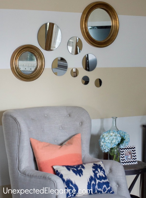 West Elm Inspired Gold Mirror-1-9