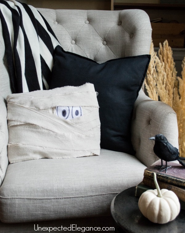 DIY Mummy Pillow for Halloween-1-5