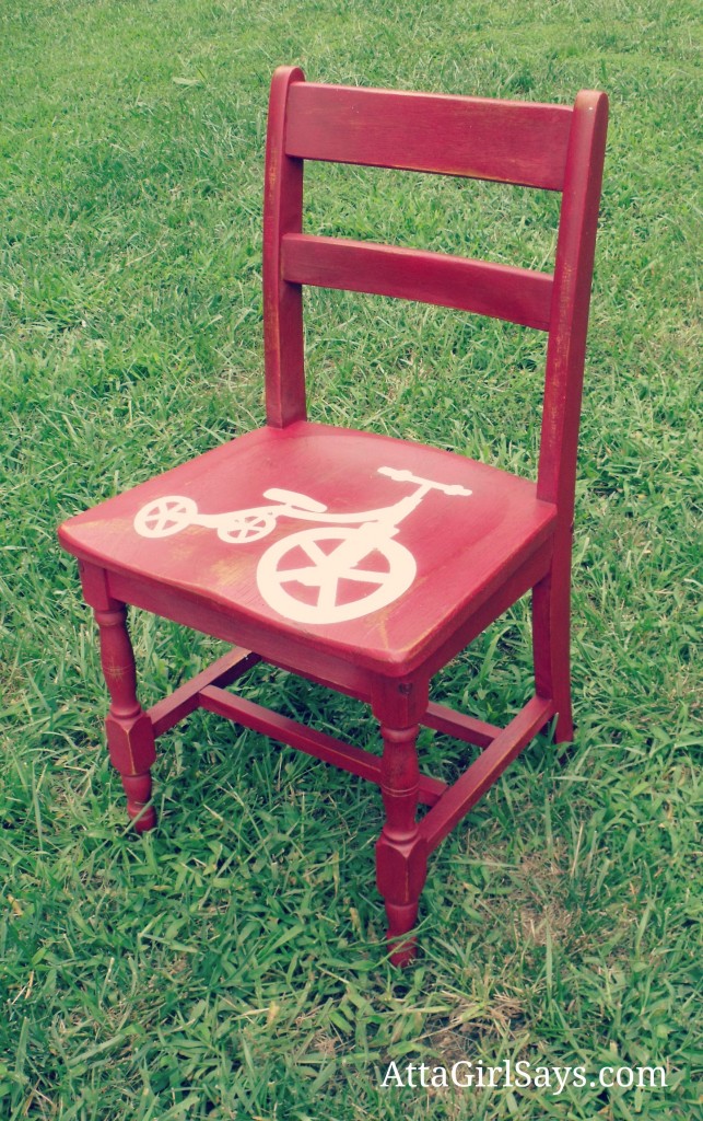 Milk-Paint-Red-Tricycle-Chair-643x1024