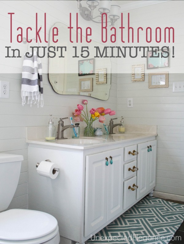 Tackle the Bathroom in Just 15 MINUTES