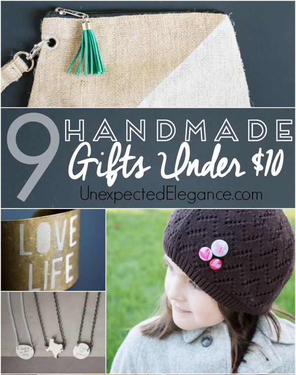 {9} Handmade gifts under $10 dollars