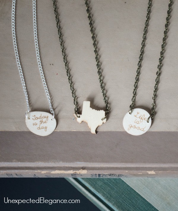 DIY Wooden Charm Necklace. Perfect for gift giving.-1-5