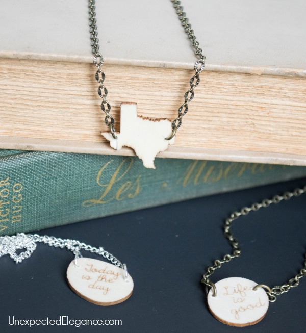DIY Wooden Charm Necklace. Perfect for gift giving.-1-6