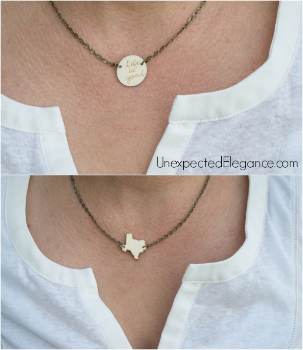 DIY Wooden Necklace for Gift Giving