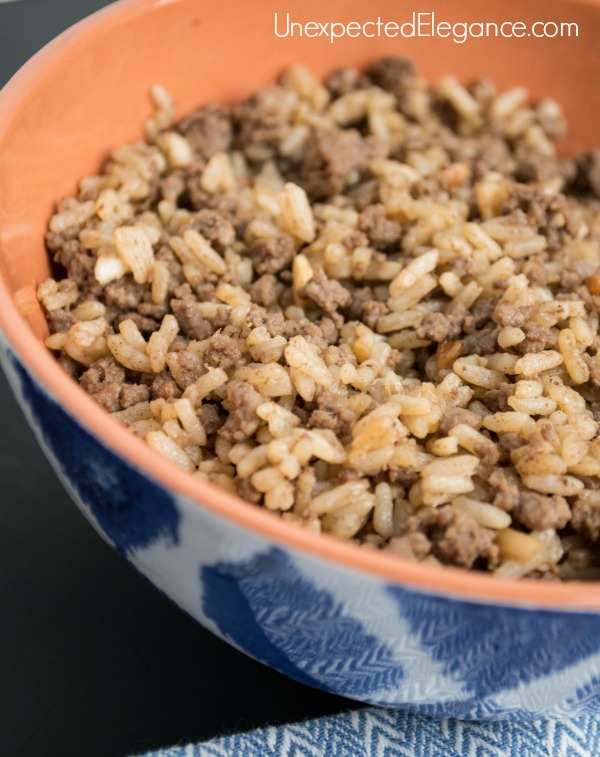 Need a quick side dish or meal? This 20 minute Cajun Dirty Rice recipe is a delicious and easy option for both!!