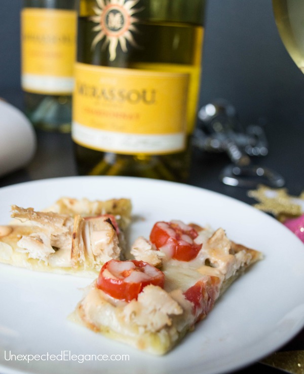 Get a fast and easy recipe for Chipotle Ranch Chicken Flatbread.  Pair this appetizer with a Mirassou Chardonnay for easy entertaining!