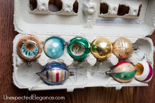 After the expense of Christmas, who wants to spend more money on the storage of all the decorations? It's so much easier if you take the time to store everything nice and neat but you don't have to spend a fortune. There are many items in your house that can be repurposed and other items that can be bought on the cheap. Here are a few CHEAP CHRISTMAS STORAGE HACKS to help save you money and time next year!