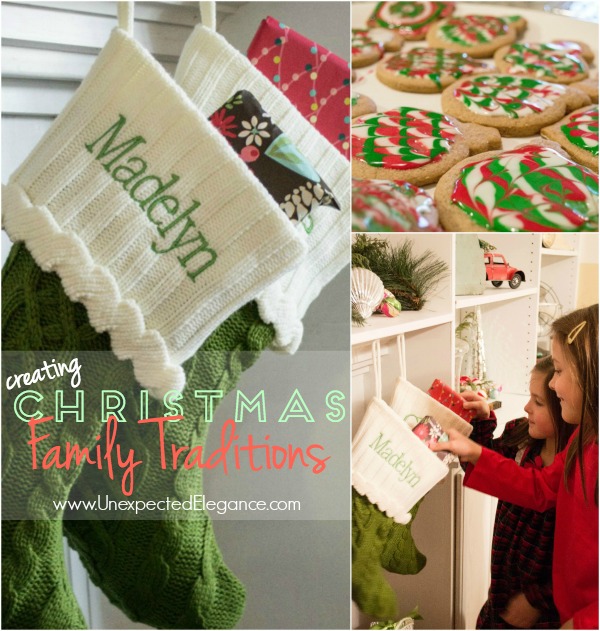 What family traditions will you create with your family??  Make it memorable and throw in giving back to others!