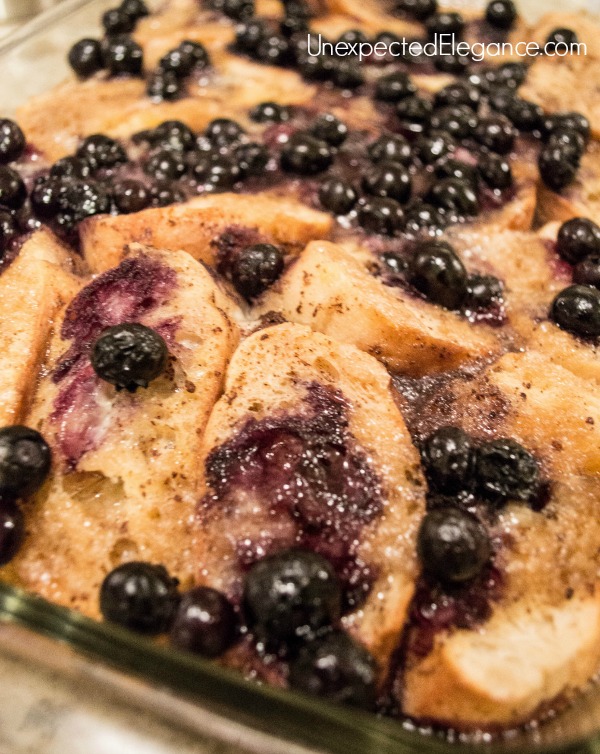 Need a special breakfast dish?? This overnight blueberry French toast is delicious and always a family favorite!