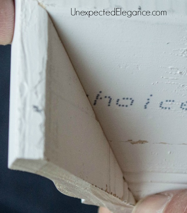 Ever had a piece of crown molding that didn't butt up to another wall and left a hole?? Find out how to dead end crown molding easily!