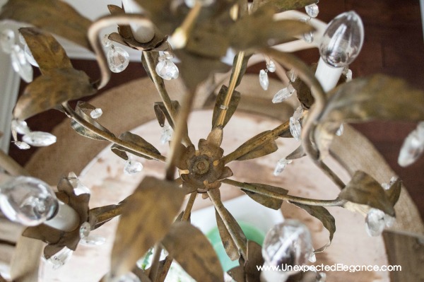 Have you ever bought a light fixture at a thrift store, yard sale or Craigslist that you absolutely loved but the wiring was entirely TOO SHORT?!?!  See just how easy it is to rewire a lighting fixture and save some money!