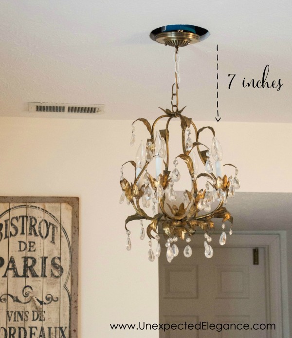 Have you ever bought a light fixture at a thrift store, yard sale or Craigslist that you absolutely loved but the wiring was entirely TOO SHORT?!?!  See just how easy it is to rewire a lighting fixture and save some money!