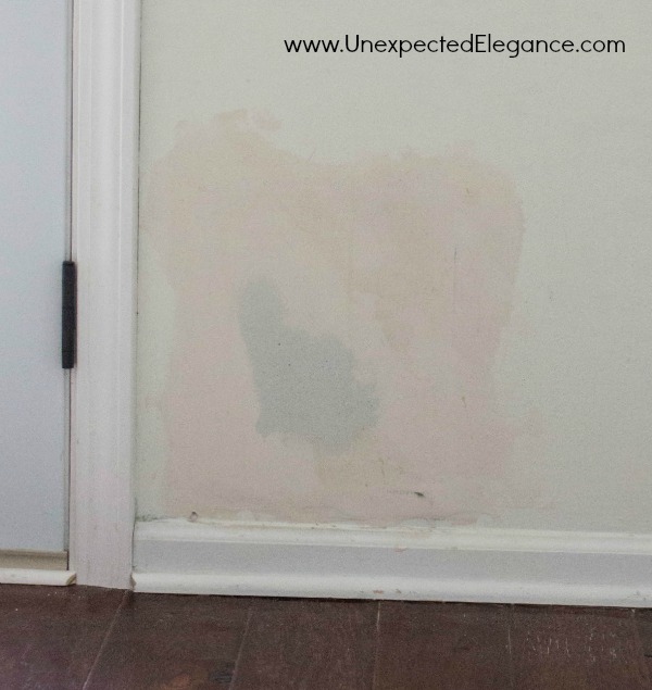 Have a large hole in your wall??  Get step by step directions for How to Patch a Large Drywall Hole!!