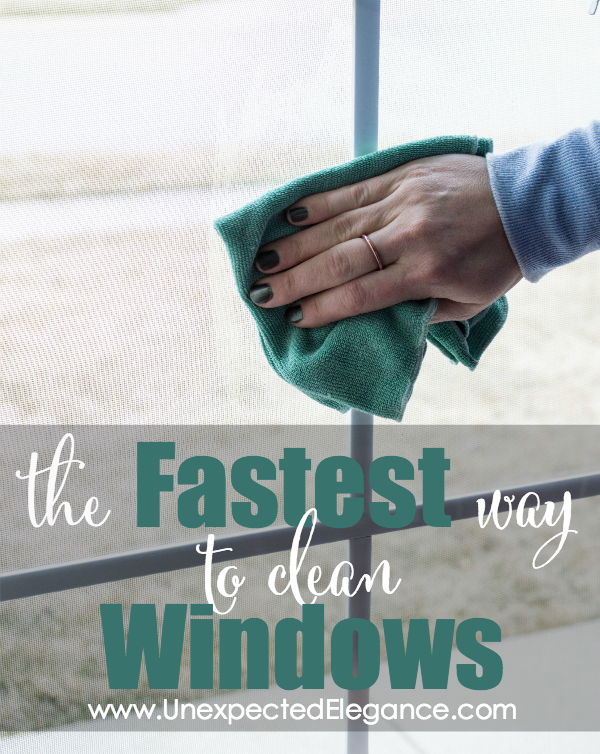 If washing windows is on your to-do list, then you need to know a little secret. Find out the FASTEST way to clean windows!!