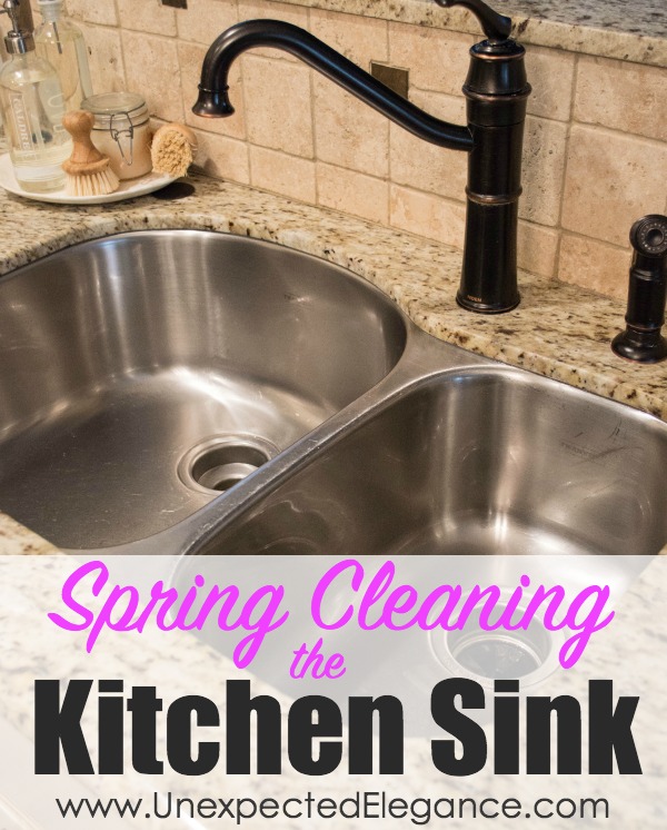 One of the hardest working areas in my house (and probably yours) is my kitchen...more specifically my kitchen sink!  Get some great tips for Spring Cleaning the kitchen sink!