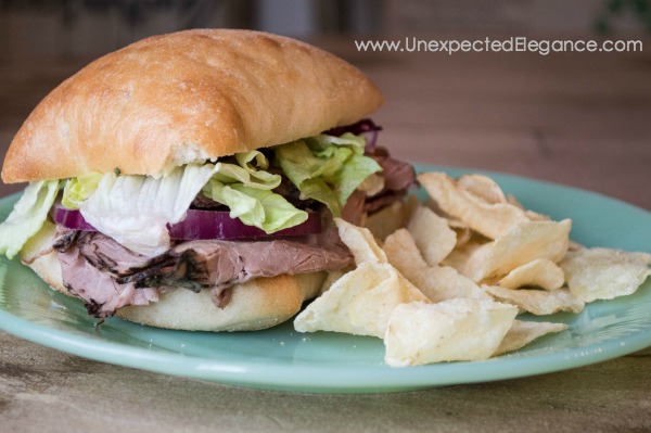 Check out how to make a roast beef and lemon basil aioli sandwich. Holy cow, this sandwich is SO good!! What really makes this outstanding is the lemon and basil aioli...the aioli will take just about any sandwich over the top.