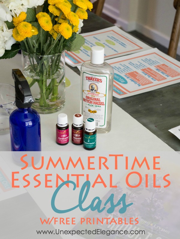 Are you ready for summer!?  Check out all the great summertime essential oils to use this year and get FREE printable for yourself or to host a fun class.