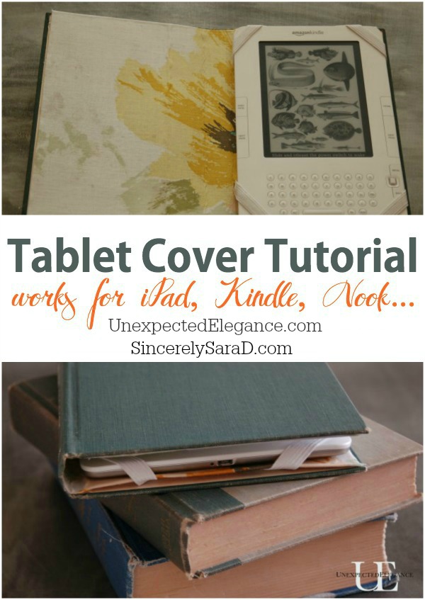 See how easy it is to make your own iPad, Kindle or Nook cover using an old book! Watch this step by step video with instructions.