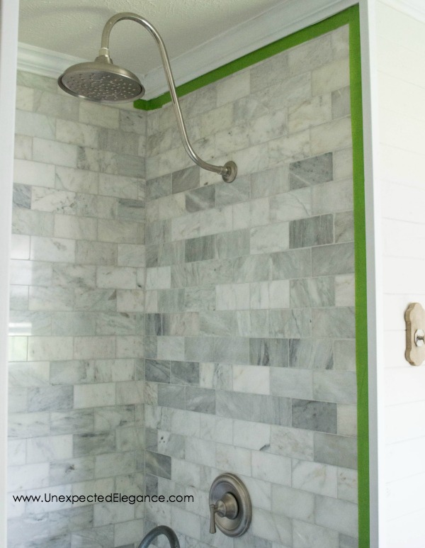 Use simple tips to give your tiled shower a more expensive look!