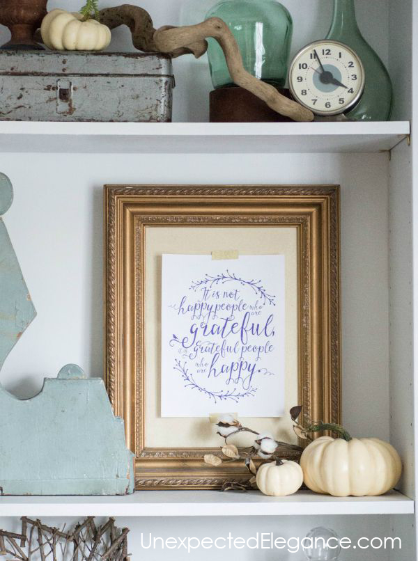 Get a peek into my home decorated for fall! Get some inspiration and ideas for inexpensive fall decor.