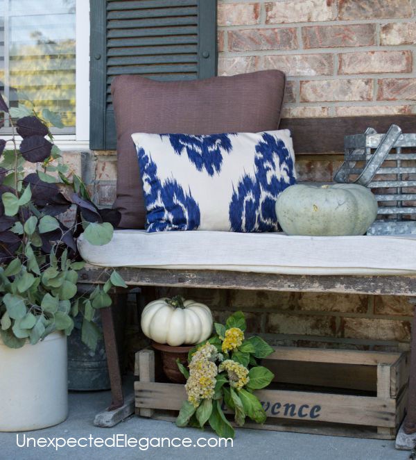 Get a peek into my home decorated for fall! Get some inspiration and ideas for inexpensive fall decor.