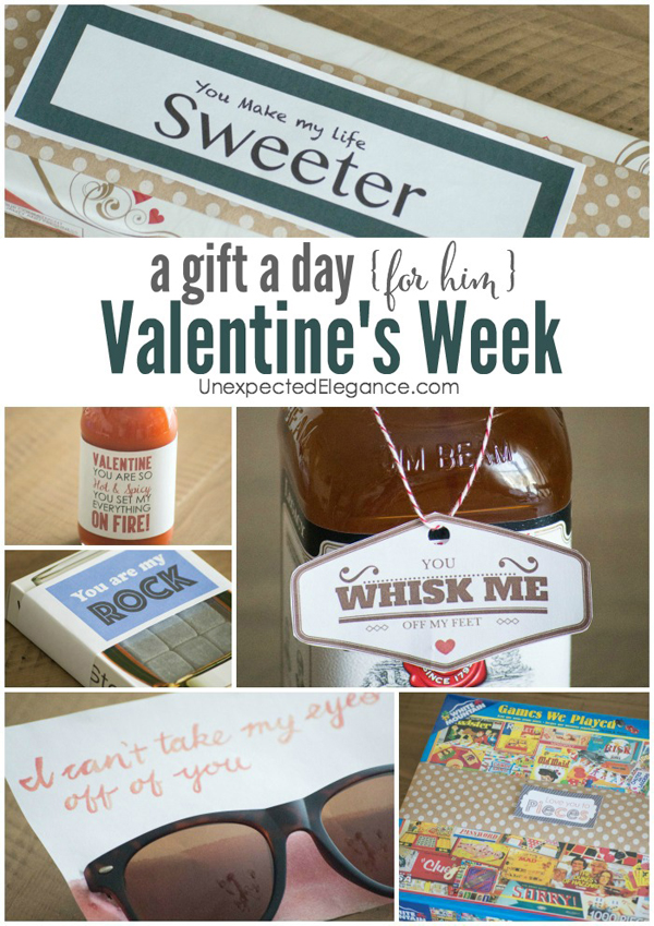 A week of Valentine Gifts for HIM