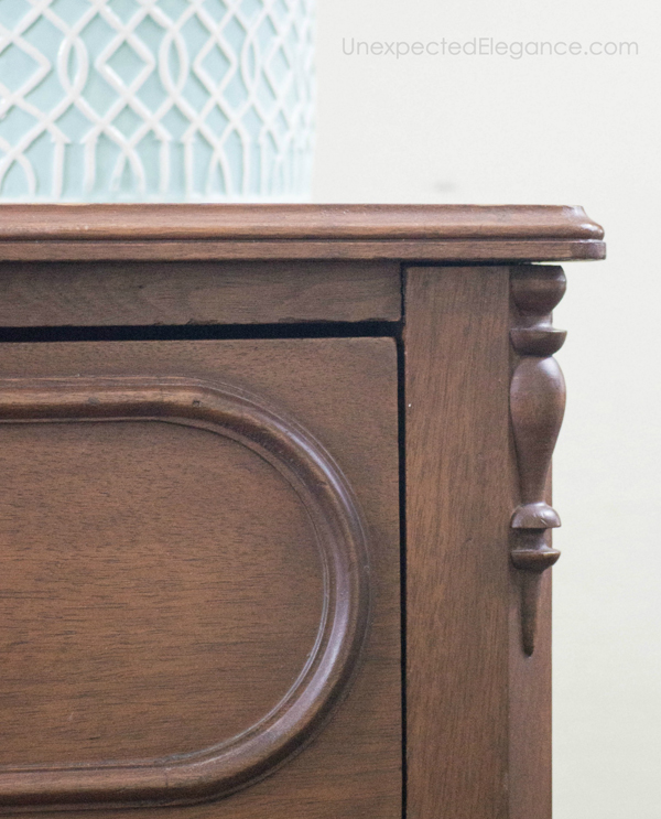 The easiest way to update a piece of furniture is changing out the hardware. Check out this super easy dresser maker!