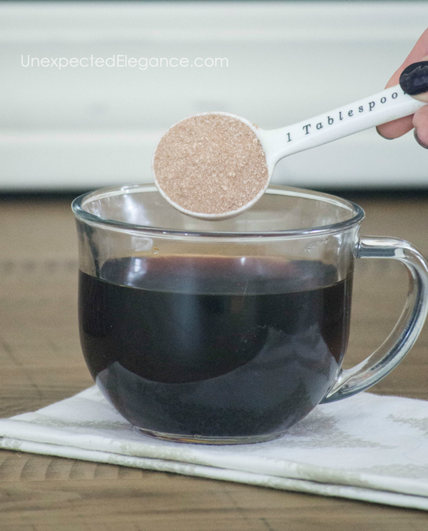 Get some inspiration for a fun flavored coffee bar, with full recipes for 3 different beverages. This bar will be a huge hit for your family and friends!
