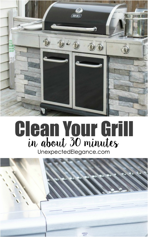 It's that time of year again...grilling season! Get a few tips to help you get your grill clean in about 30 minutes. Simple tricks and the right products will help you save time and money.