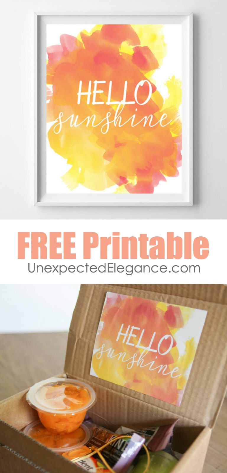 Sunshine Printable