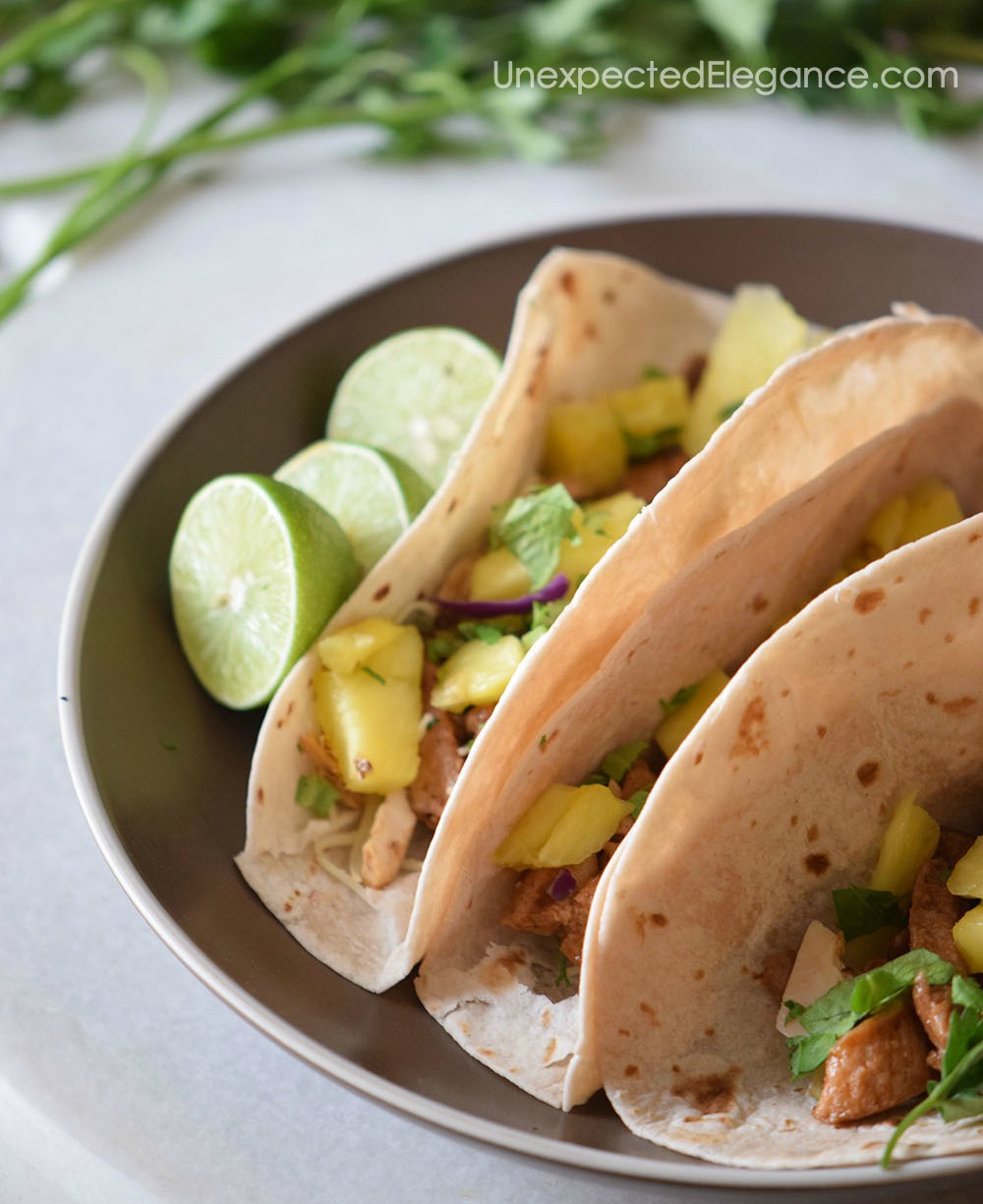 Pineapple Pork & Chicken Tacos-2