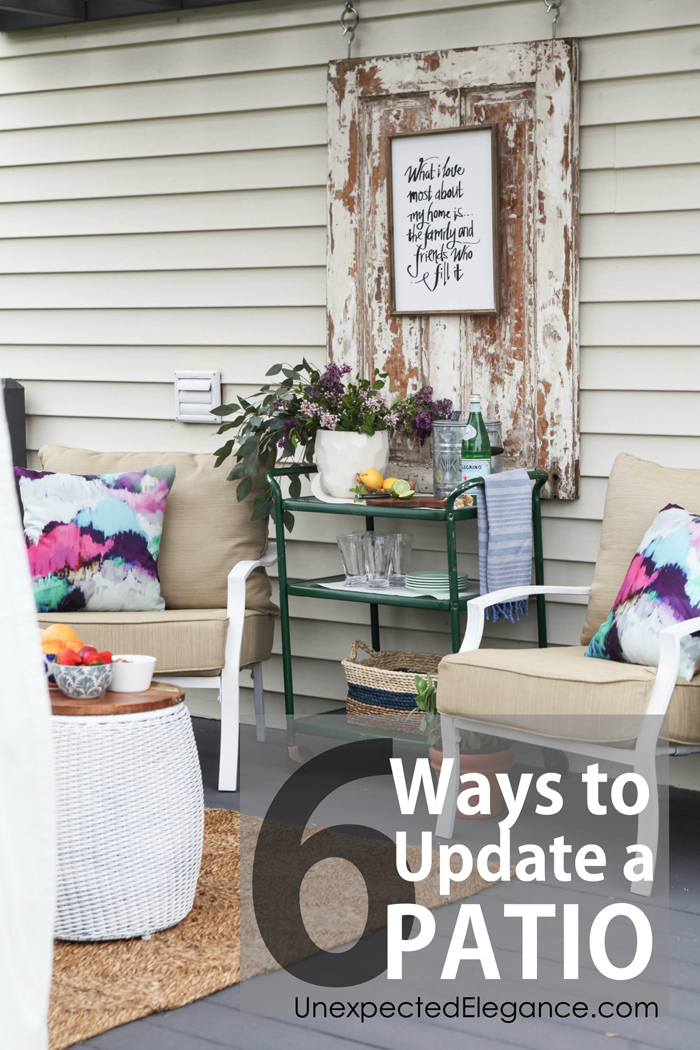 6 ways to update a patio copy