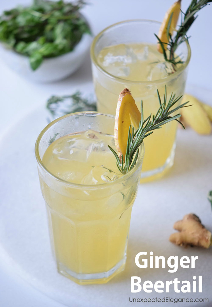 Try this awesome Ginger Beertail recipe! It's a perfect summer drink to share with friends on a warm night or as an after dinner cocktail.