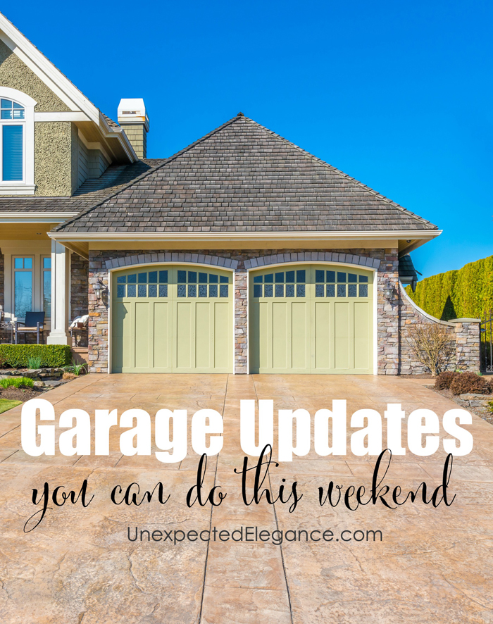 Is your garage a space where you spend as little time as possible? The average garage is not only boring, but usually a bit dirty. If you want to take back that part of your home, and make it useful for more than car storage, there are several great ways to update it quickly. Whether you add a splash of color or storage, you'll love these ways to update your garage (and most can be done in a weekend).