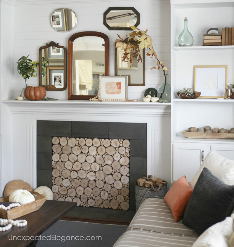Want a beautiful mantel, but need some ideas?!? Get some inspiration from one blogger who used natural elements to bring in the season.