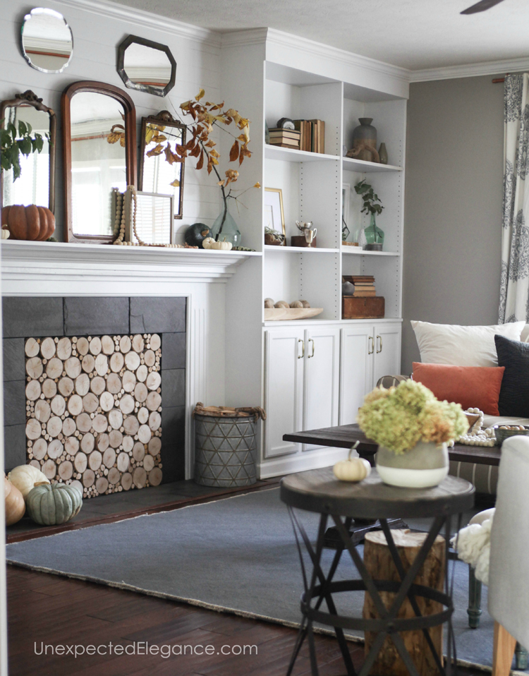 Get inspiration and tips for simple fall decor. See how you can add some fall texture to your home without overdoing it or spending a ton of money!