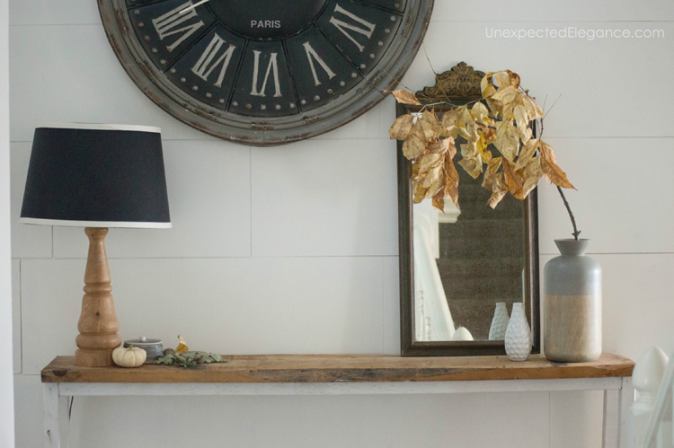 Get inspiration and tips for simple fall decor. See how you can add some fall texture to your home without overdoing it or spending a ton of money!