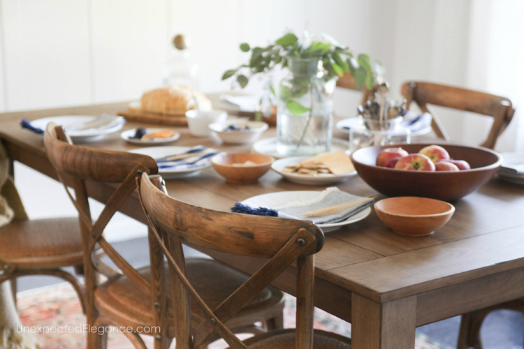 Chances are you'll be hosting a number of dinners throughout the fall season. Here are some inexpensive ways to decorate your fall dining room without breaking the bank!